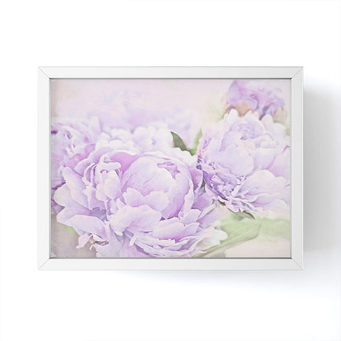 Lisa Argyropoulos Lavender Peonies Framed Mini Art Print