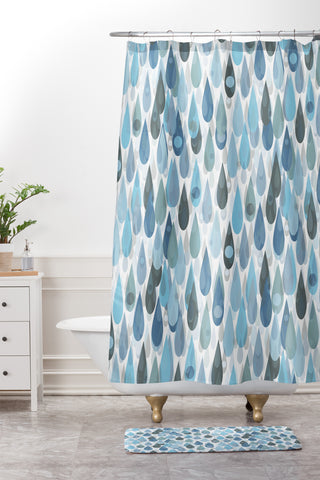 Lisa Argyropoulos Let It Rain V Shower Curtain And Mat