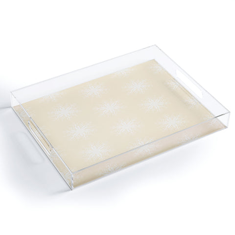 Lisa Argyropoulos Light and Airy Flurries Acrylic Tray