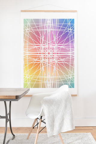 Lisa Argyropoulos Linear Colorburst Art Print And Hanger