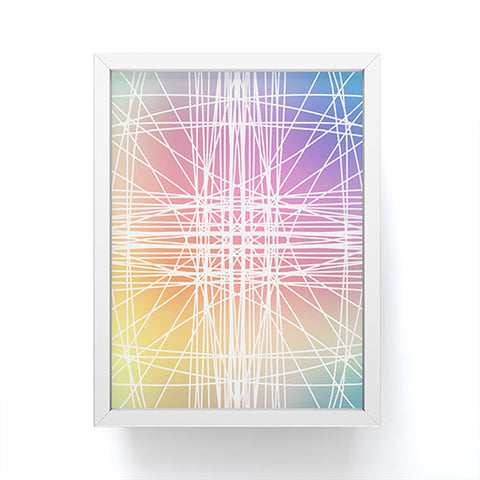 Lisa Argyropoulos Linear Colorburst Framed Mini Art Print