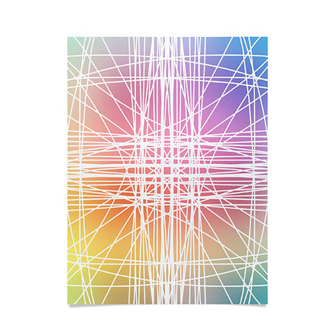 Lisa Argyropoulos Linear Colorburst Poster