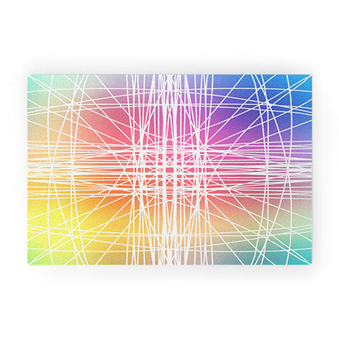 Lisa Argyropoulos Linear Colorburst Welcome Mat