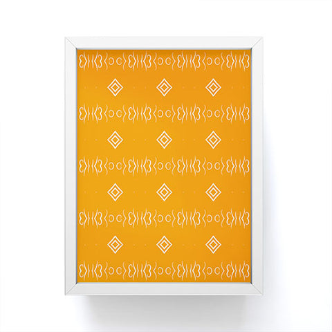 Lisa Argyropoulos Lola Orange Framed Mini Art Print