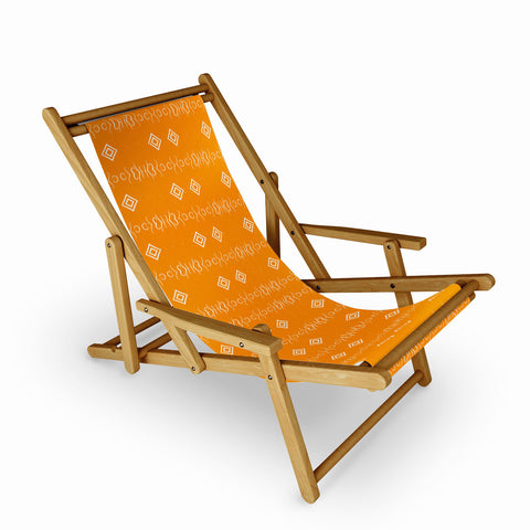 Lisa Argyropoulos Lola Orange Sling Chair