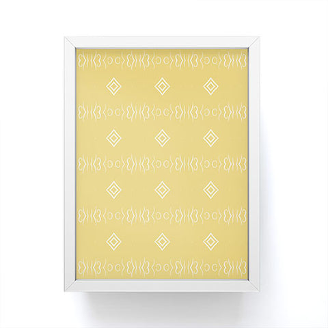 Lisa Argyropoulos Lola Yellow Framed Mini Art Print