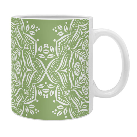 Lisa Argyropoulos Lotus and Green Coffee Mug