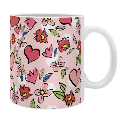 Lisa Argyropoulos Love Flowers And Dots Coffee Mug