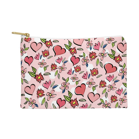 Lisa Argyropoulos Love Flowers And Dots Pouch