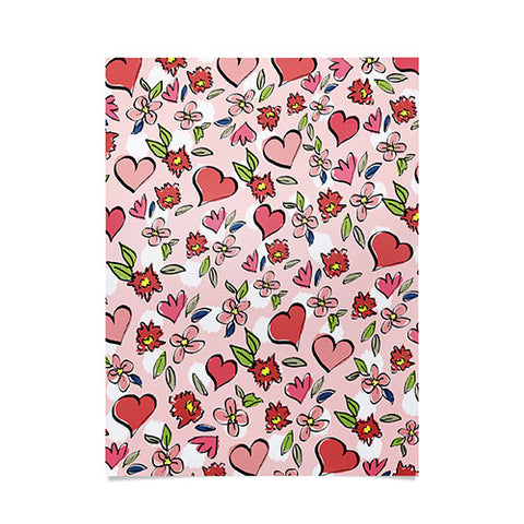 Lisa Argyropoulos Love Flowers And Dots Poster