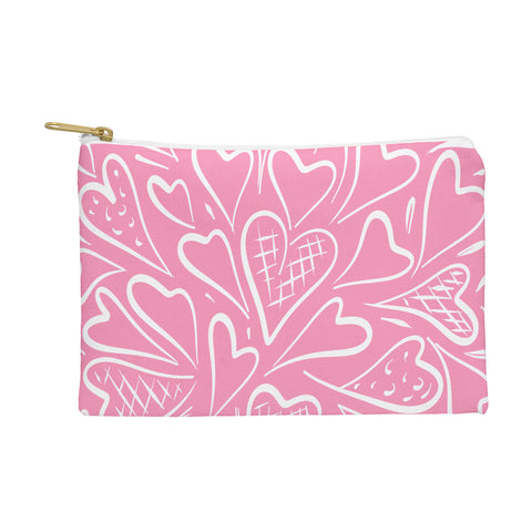 Lisa Argyropoulos Love is in the Air Rose Pink Pouch