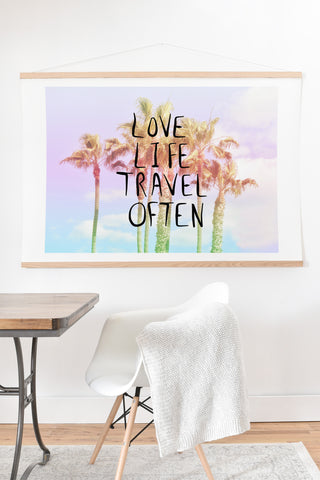 Lisa Argyropoulos Love Life Travel Often Tropical Art Print And Hanger
