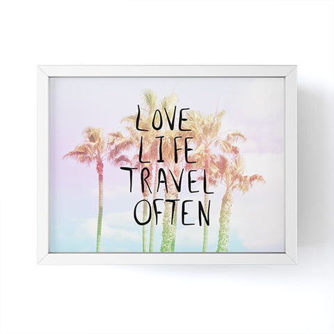 Lisa Argyropoulos Love Life Travel Often Tropical Framed Mini Art Print