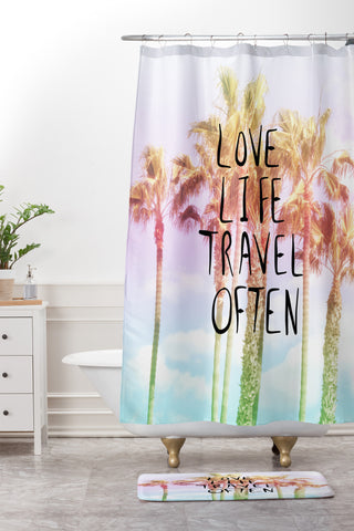 Lisa Argyropoulos Love Life Travel Often Tropical Shower Curtain And Mat