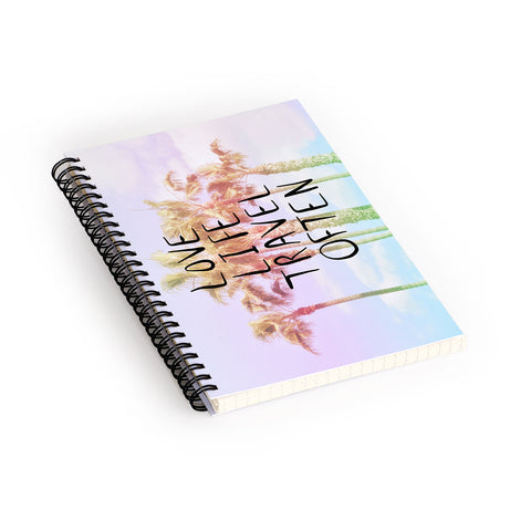 Lisa Argyropoulos Love Life Travel Often Tropical Spiral Notebook