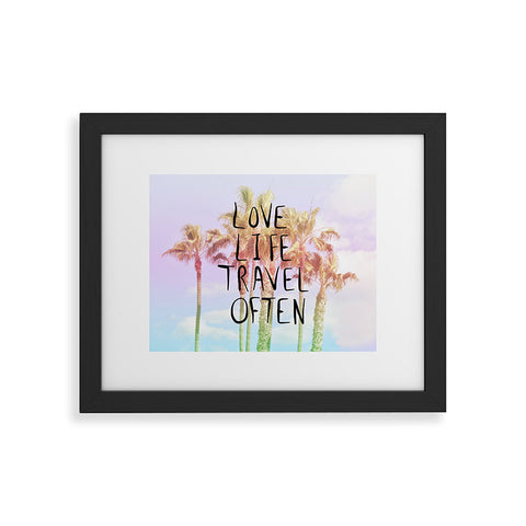 Lisa Argyropoulos Love Life Travel Often Tropical Framed Art Print