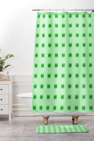 Lisa Argyropoulos Lucky Charm Minis Shower Curtain And Mat