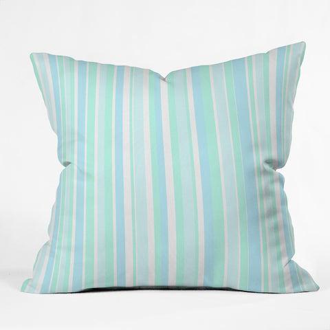 Lisa Argyropoulos lullaby Stripe Outdoor Throw Pillow