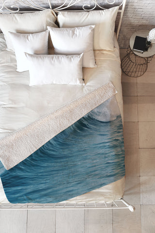 Lisa Argyropoulos Making Waves Fleece Throw Blanket