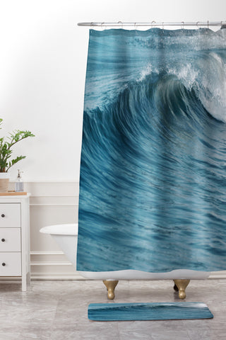 Lisa Argyropoulos Making Waves Shower Curtain And Mat