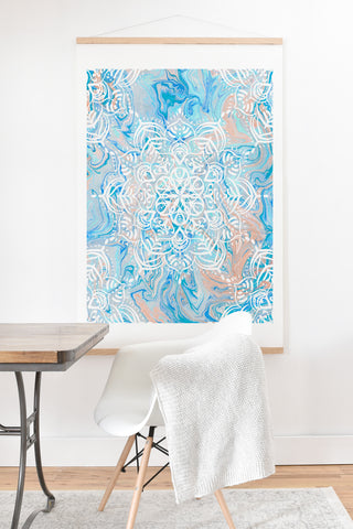 Lisa Argyropoulos Marble Mandala Twist III Art Print And Hanger