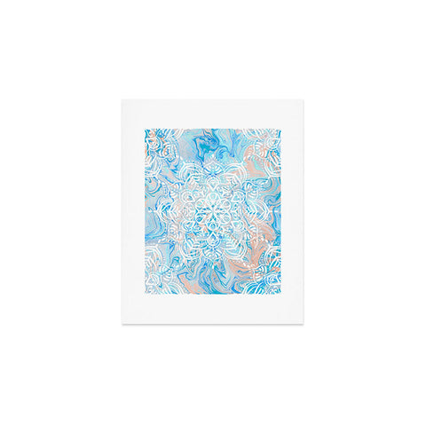 Lisa Argyropoulos Marble Mandala Twist III Art Print