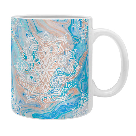 Lisa Argyropoulos Marble Mandala Twist III Coffee Mug