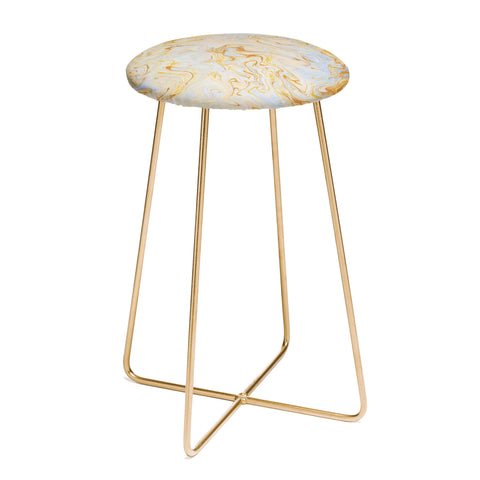 Lisa Argyropoulos Marble Twist IV Counter Stool