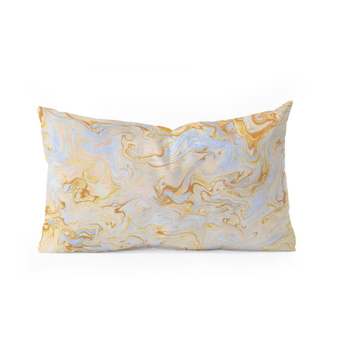 Lisa Argyropoulos Marble Twist IV Oblong Throw Pillow