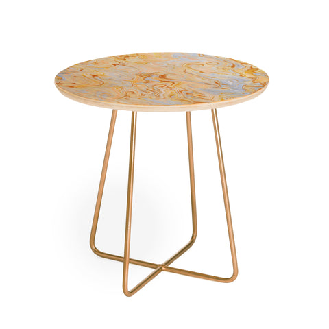 Lisa Argyropoulos Marble Twist IV Round Side Table