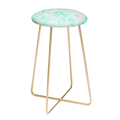 Lisa Argyropoulos Marble Twist Spring Counter Stool