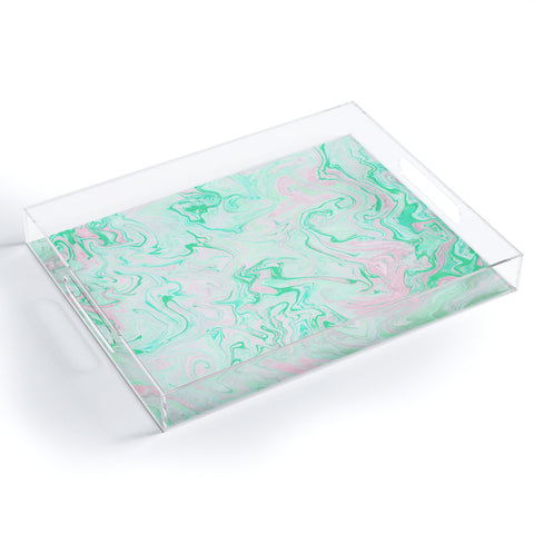 Lisa Argyropoulos Marble Twist Spring Acrylic Tray