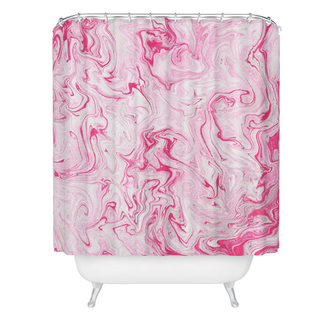 Lisa Argyropoulos Marble Twist V Shower Curtain