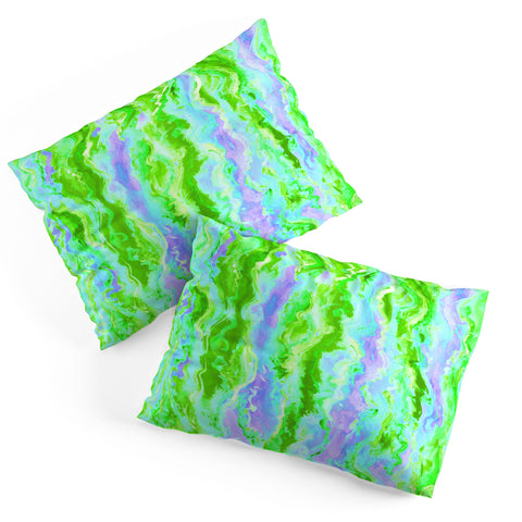 Lisa Argyropoulos Marbled Spring Pillow Shams