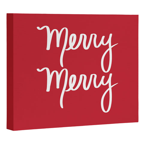 Lisa Argyropoulos Merry Merry Red Art Canvas