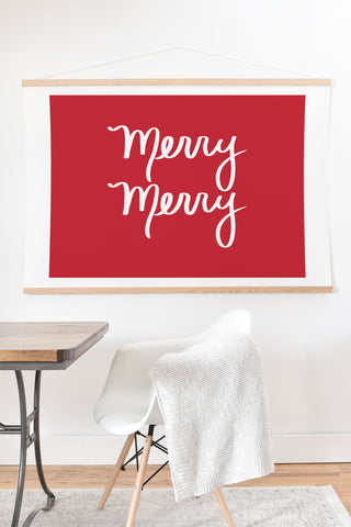 Lisa Argyropoulos Merry Merry Red Art Print And Hanger