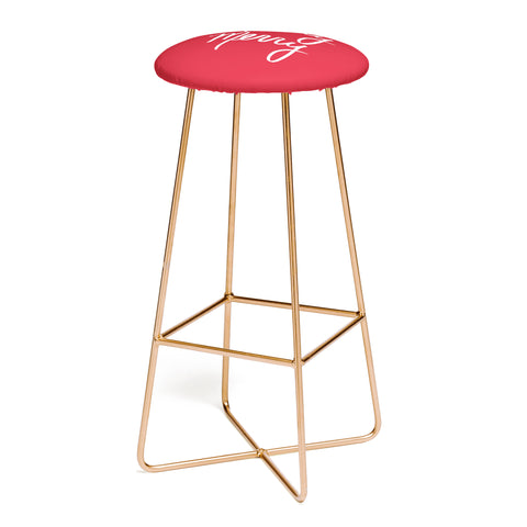 Lisa Argyropoulos Merry Merry Red Bar Stool