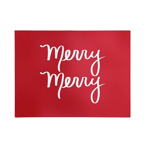 Lisa Argyropoulos Merry Merry Red Poster