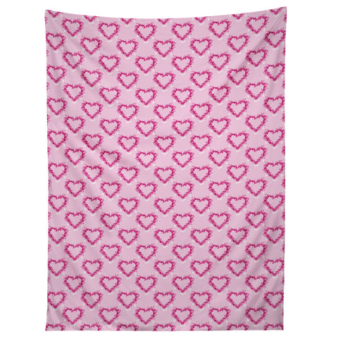 Lisa Argyropoulos Mini Hearts Pink Tapestry