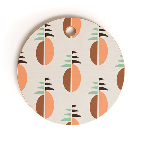 Lisa Argyropoulos Mod Pineapple Cutting Board Round