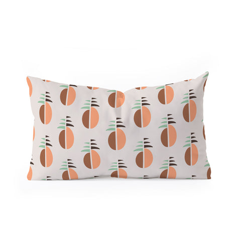 Lisa Argyropoulos Mod Pineapple Oblong Throw Pillow