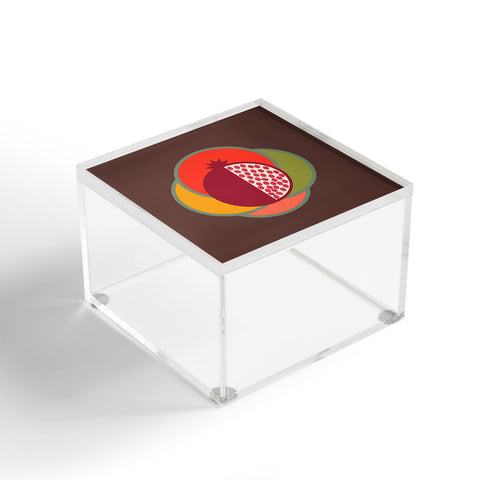 Lisa Argyropoulos Mod Pom Brown Acrylic Box