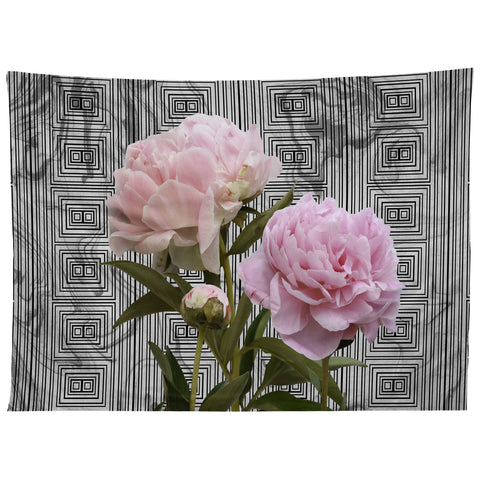 Lisa Argyropoulos Modern Grecco Peonies Tapestry