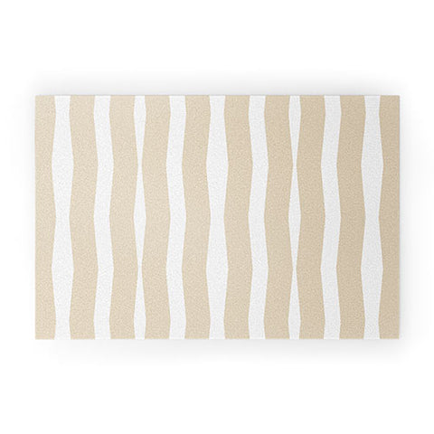 Lisa Argyropoulos Modern Lines Neutral Welcome Mat