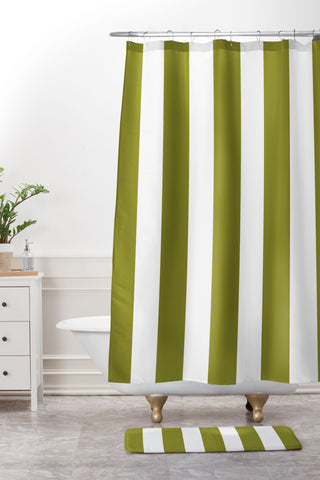 Lisa Argyropoulos Olivia Stripe Shower Curtain And Mat