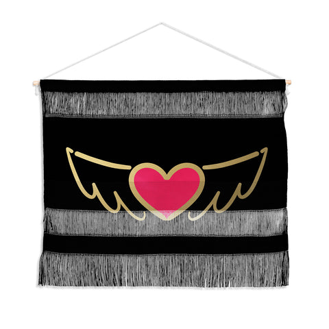 Lisa Argyropoulos On Golden Wings of Love Wall Hanging Landscape
