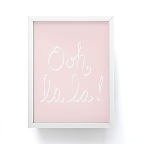 Lisa Argyropoulos Ooh la la Framed Mini Art Print