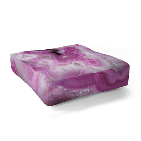 Lisa Argyropoulos Orchid Kiss Stone Floor Pillow Square