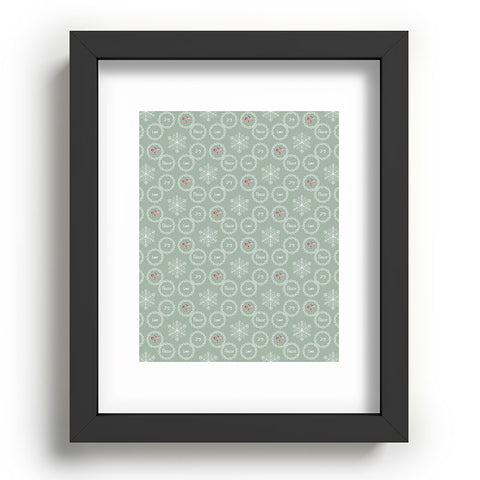 Lisa Argyropoulos Peace Love Joy Recessed Framing Rectangle