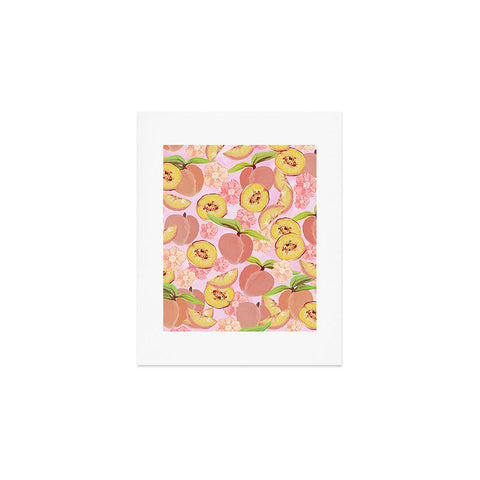 Lisa Argyropoulos Peaches On Pink Art Print